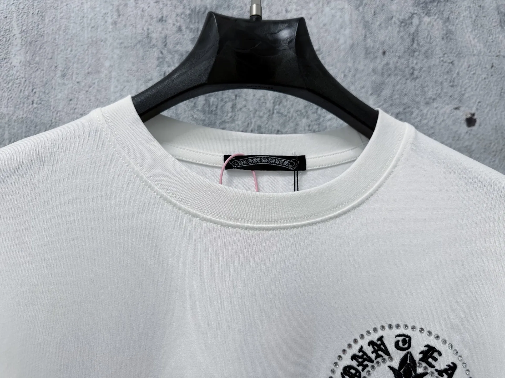 ￼ 【Chrome Hearts】 T ！ Same Style T Versatile : Black White Size：S-XL
